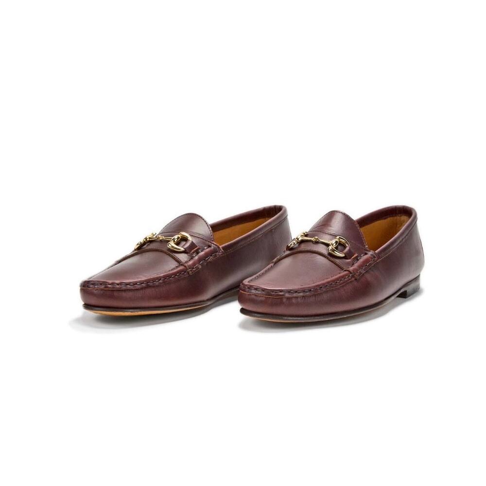 Jay Butler Millbank Bit Loafer Burgundy Full Grain Leather Gold Bit Size 8.5